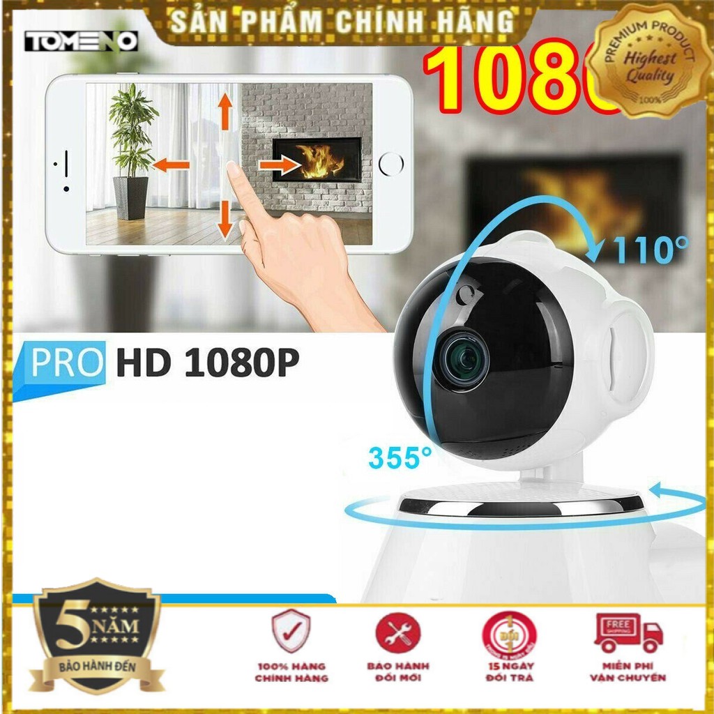 Camera Wifi IP V380 APP YOOSEE FullHD Tùy chọn Kèm Thẻ 128 GB - Bảo Hành 5 năm lỗi đổi mới trong 15 ngày