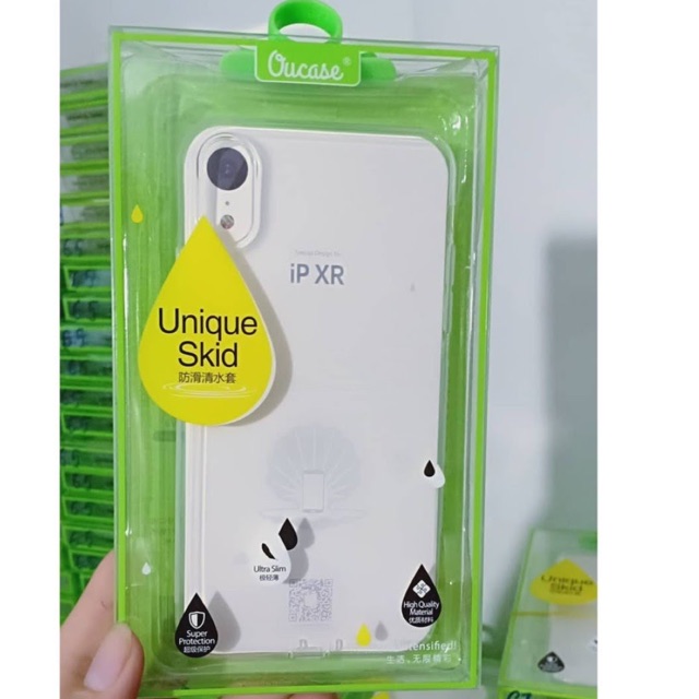 Ốp lưng dẻo silicon trong suốt Oucase cho IPhone XR/6.1