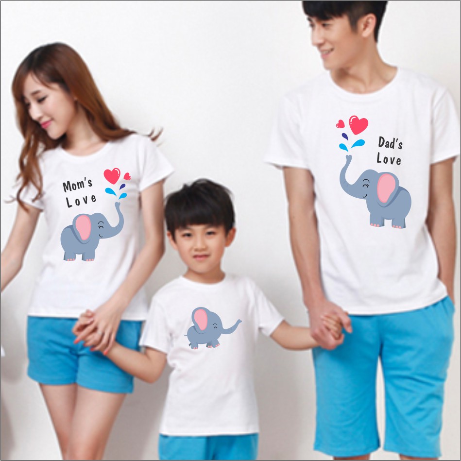 Áo gia đình hình con voi
