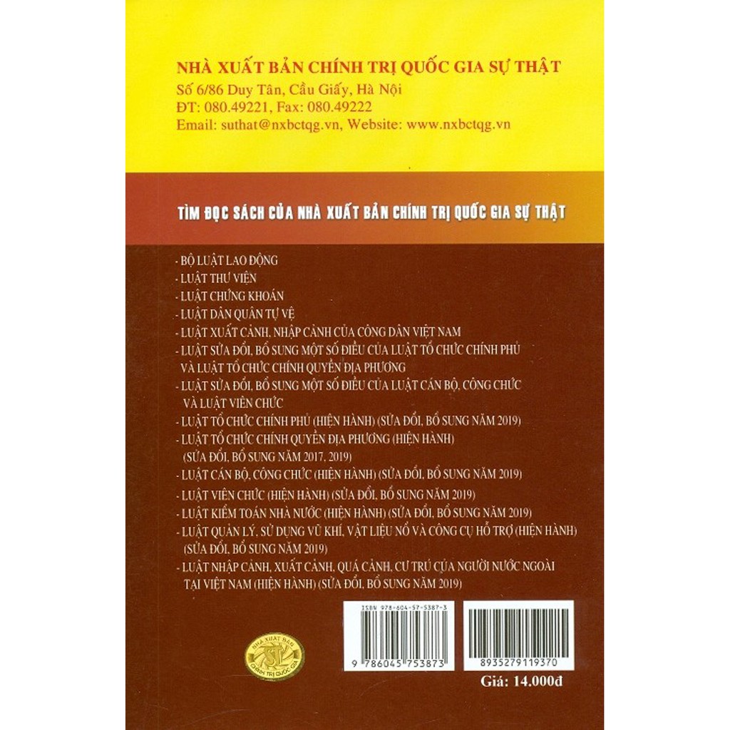 Sách - Luật Lực Lượng Dự Bị Động Viên | BigBuy360 - bigbuy360.vn
