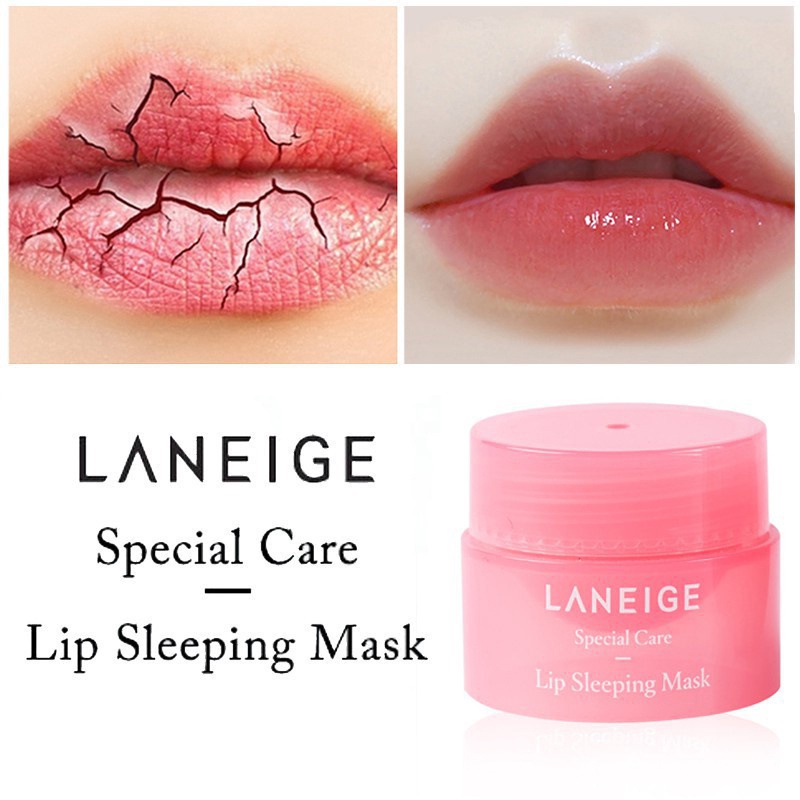 Mặt nạ ngủ môi Laneige Lip Sleeping Mask Berry 3g , Dưỡng ẩm và làm mềm môi