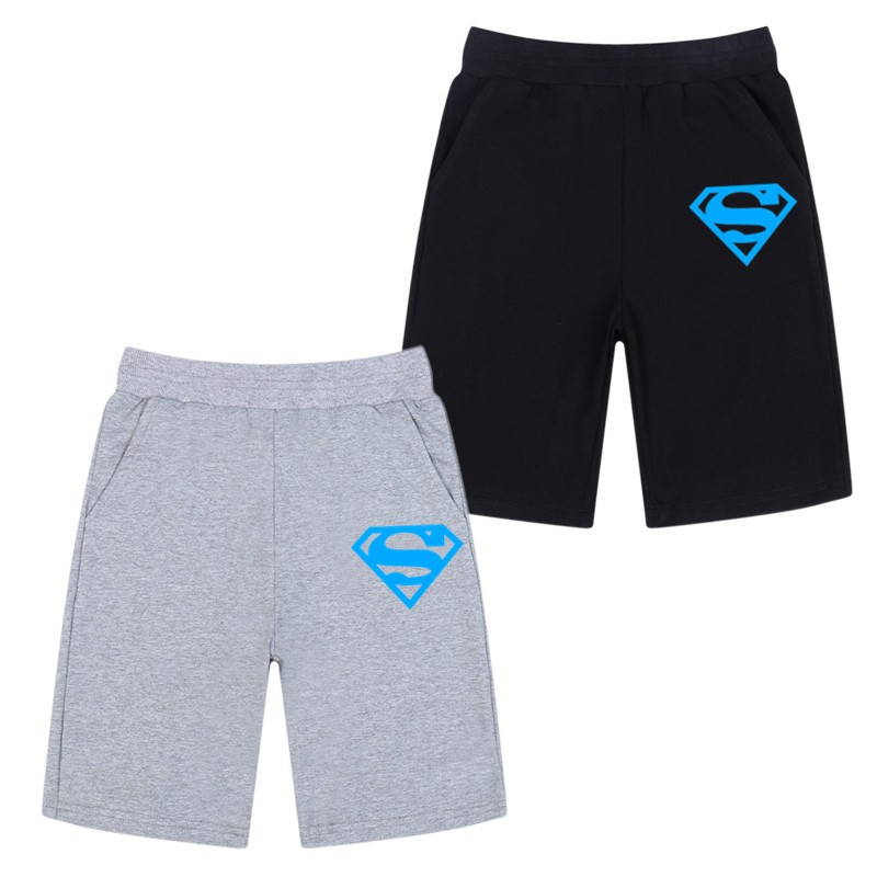 SUPERMAN MARVEL Quần Short Lưng Thun In Hình Hoạt Hình Dễ Thương Cho Bé Trai