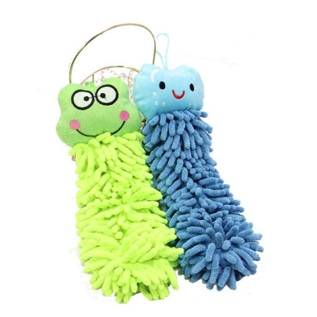 Khăn lau tay/chén dĩa cỡ 30cm kiểu dáng hoạt hình dễ thương nhiều màu sắc