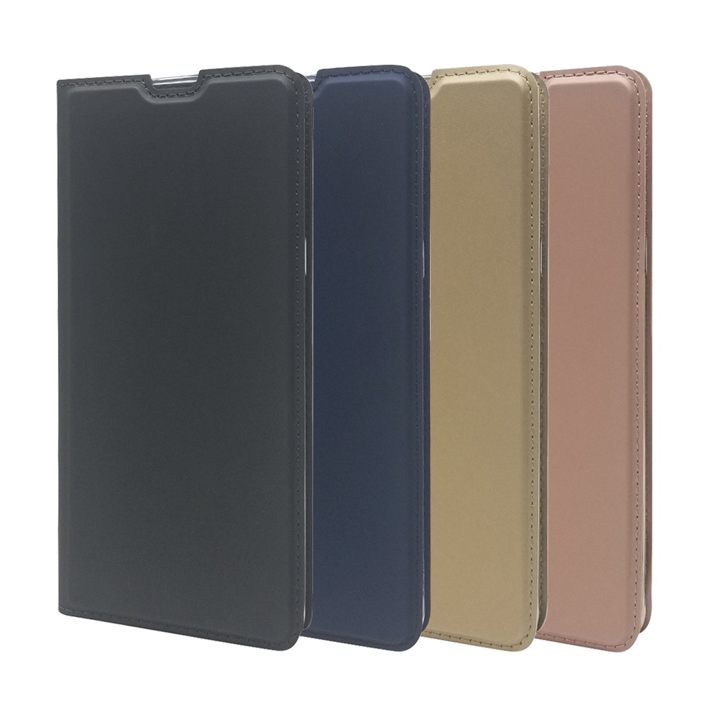 Bao da điện thoại dạng ví nắp lật nam châm có ngăn đựng thẻ và giá đỡ cho Samsung S10 5g