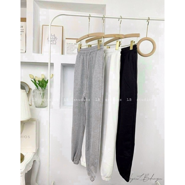 [ Sale lỗ 50%] Quần joger nỉ hót bo gấu mẫu mới