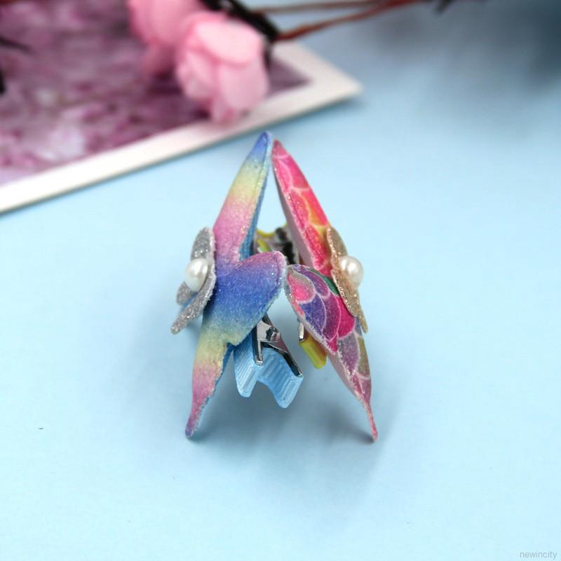 Kẹp tóc ngọc trai cho bé gái