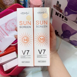 Xịt chống nắng V7 Sun Screen Hàn Quốc chính hãng