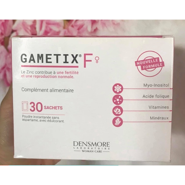 Gói Uống Gametix F dành cho nữ , Hỗ trợ tăng khả năng thụ thai