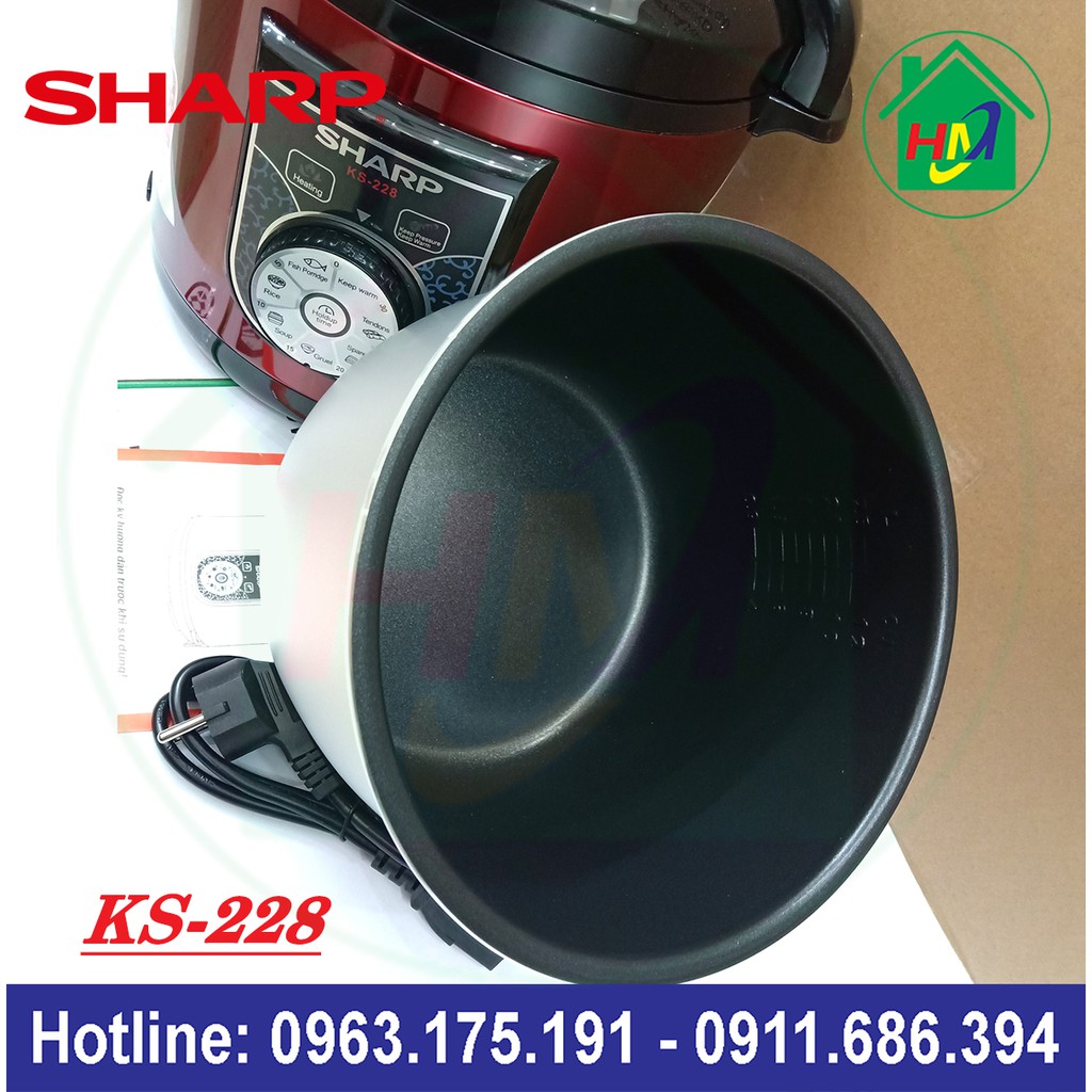 Nồi Áp Suất Đa Năng Sharp KS-228 Dung Tích 6L