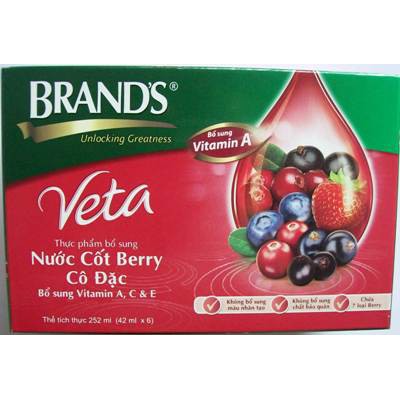 Nước cốt Berry Cô đặc - Brands's Veta.- PP Sâm Yến 3A