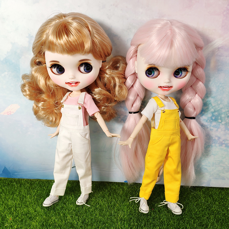 ICY baby doll overalls T-shirt short-sleeved trousers suit azone Lijia licca baby clothes