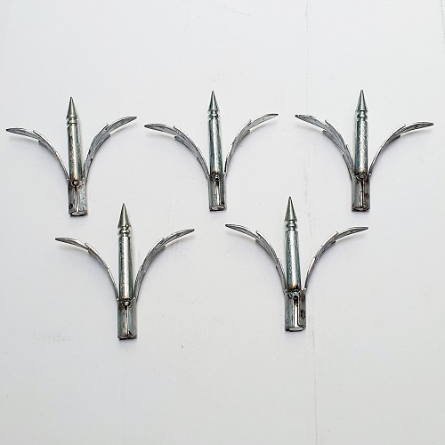 Bộ 5 Hoặc 10 Chông Sắt Trang Trí Cao 10cm Hàn Vào Đỉnh Hàng Rào Dùng Tự Gia Cố Và Trang Trí Bảo Vệ Cổng