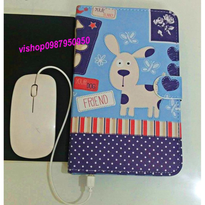 bao da bàn phím cao cấp tặng kèm chuột dùng cho điện thoại +máy tính bảng +iphone và ipad | BigBuy360 - bigbuy360.vn