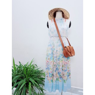 Đầm maxi tầng, đầm maxi đi biển xinh hot