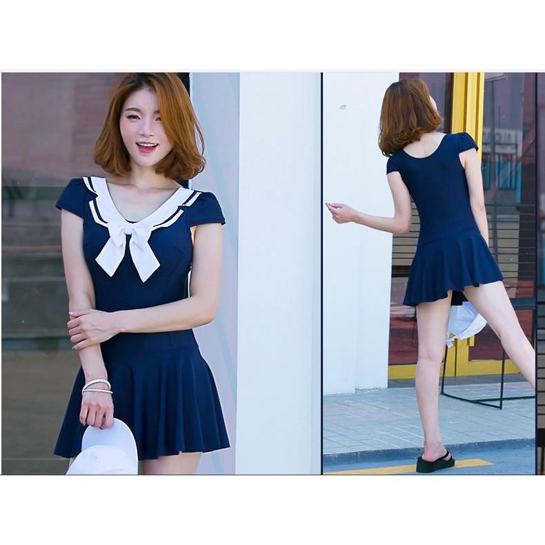 Đồ Bơi Thủy Thủ School ( Xanh Đen ) (hàng xịn nhưng rẻ vì tồn kho thah lý ) | BigBuy360 - bigbuy360.vn