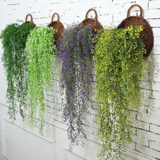 Dây leo rong biển chiều Loại lớn 1 chùm chiều dài 115cm 15 nhánh-Hoa giả trang trí nội thất nhà hàng, quán cafe siêu đẹp