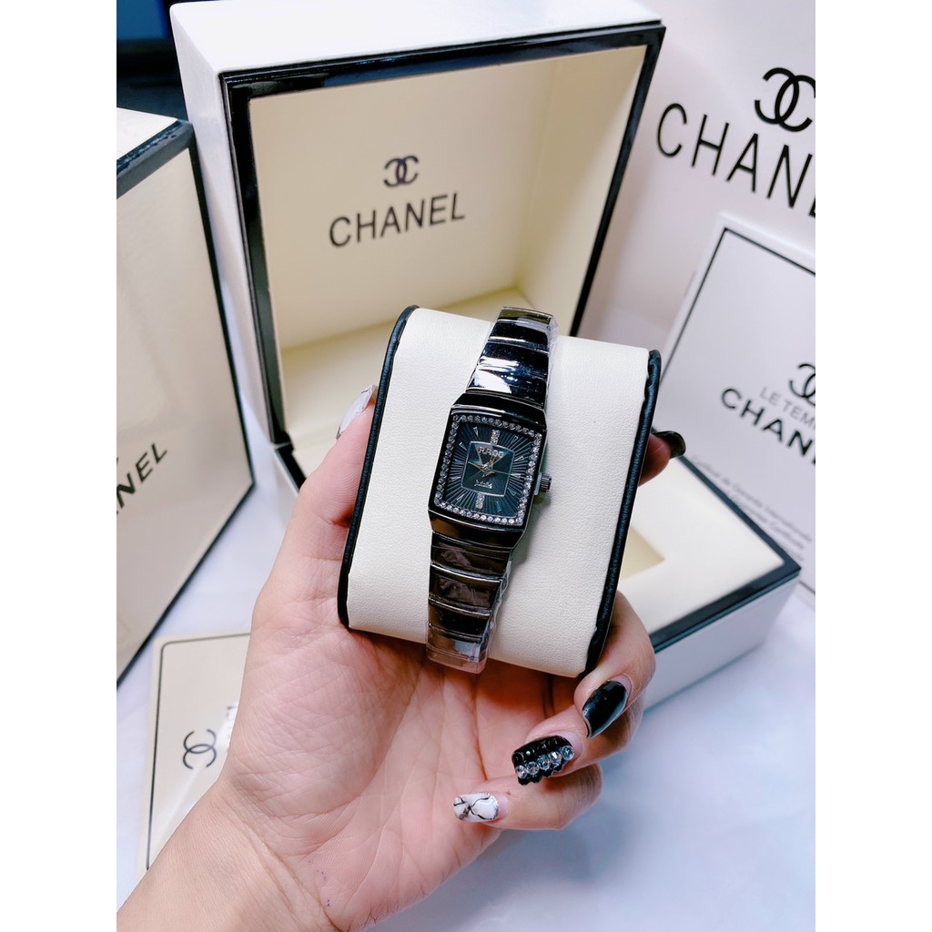 (Bảo hành 12 tháng) Đồng hồ cặp đôi Rado Nam nữ dây thép không rỉ, đính đá tinh tế, bảo hành 12 tháng | BigBuy360 - bigbuy360.vn