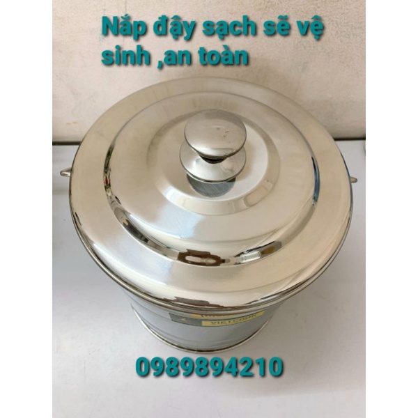 Bình đựng nước,sữa ,thực phẩm  inox 10 ,15 lít  SUS 304 ,Bình nước inox ko vòi inox 304, CHÍNH HÃNGVN