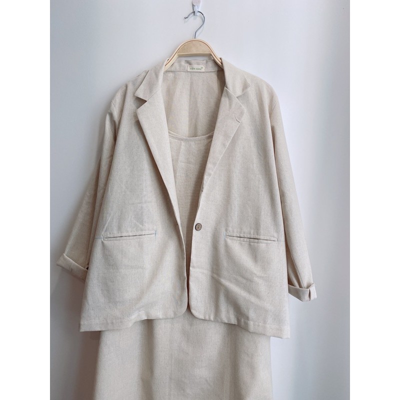 Tiệm Tana - Áo blazer muối tiêu | BigBuy360 - bigbuy360.vn