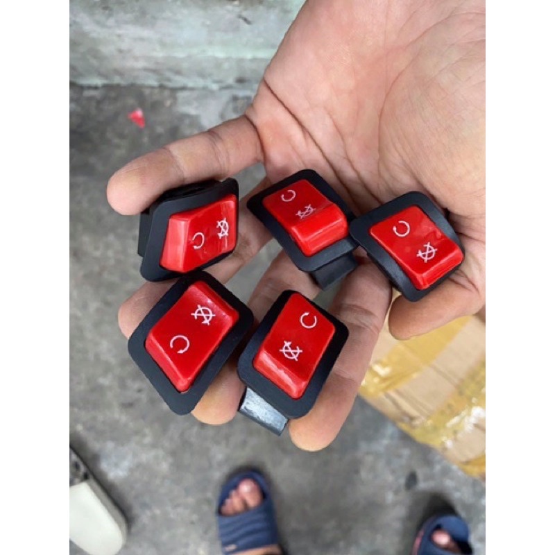 NÚT Công tắc Passing , Đề , IDlING STOP , Còi màu ĐỎ Vario 125/ Click 125/ AB 125/LEAD125/SH MODE/PCX/VISION2014/SHVN