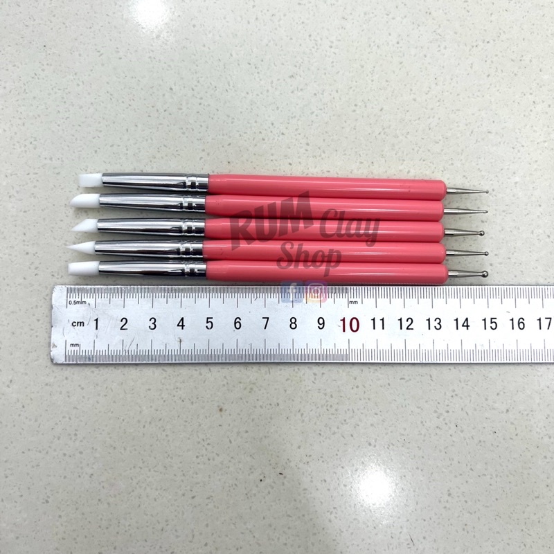 Bộ dụng cụ tạo hình 2 đầu 5 cây