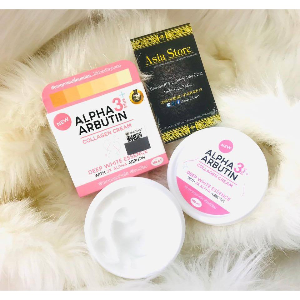 Kem Kích Trắng Da Body Alpha Arbutina 3 Plus Collagen Cream - Thái Lan