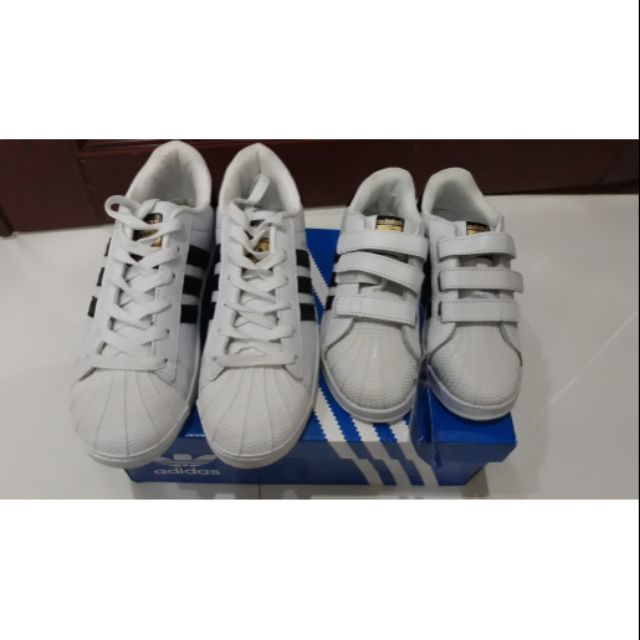 Giày đôi mẹ con Adidas super star 3 sọc