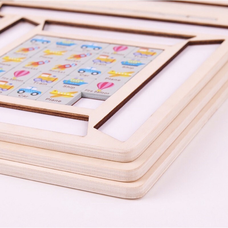 ☄Bộ Đồ Chơi Gỗ… Xếp Hình PiKa = Phát Triển Tư Duy Cho Bé! .