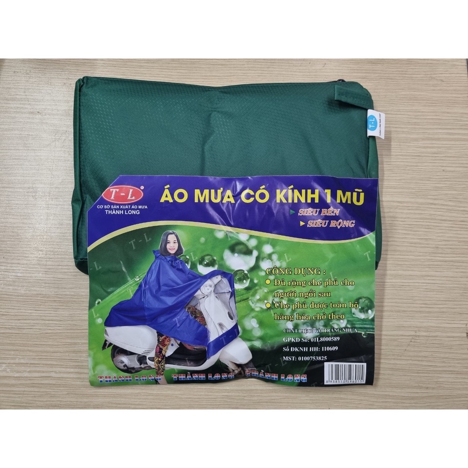 Áo Mưa Cánh Dơi 1 đầu Thành Long Siêu Bền Siêu Rộng