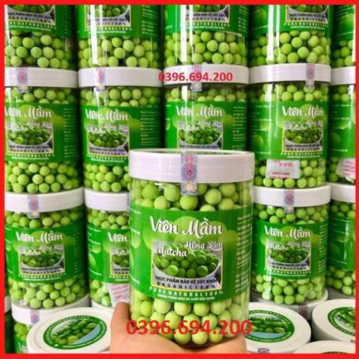 500gr Viên Mầm Đậu Nành Hồng Sâm Matcha, Khoai môn, Tảo Diệp Lục, Dâu Tây,  Nở Ngực, Tăng Vòng 1, Tăng sinh lý nữ