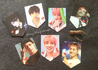 Set dây treo trang trí 7 thành viên BTS