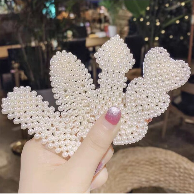 Kẹp Tóc Ngọc Trai Nhiều Mẫu Kiểu Dáng Nhẹ Nhàng Nữ Tính - Combo 20 Cái