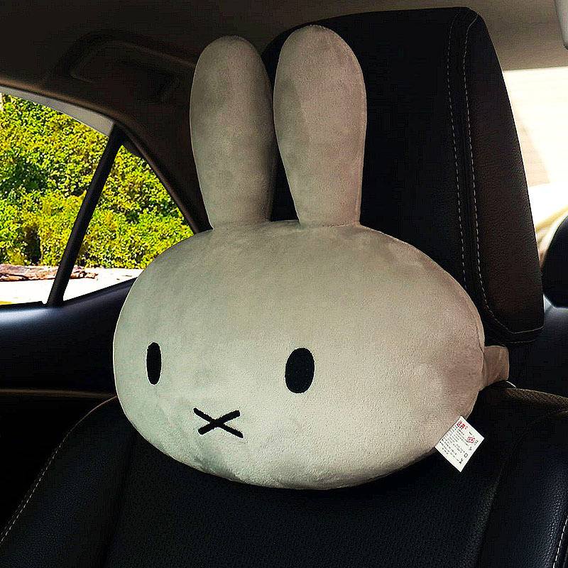 Set Gối Tựa Đầu, Tựa Lưng Dùng Trên Ô Tô, Văn Phòng Hình Thỏ Miffy Dễ Thương | BigBuy360 - bigbuy360.vn