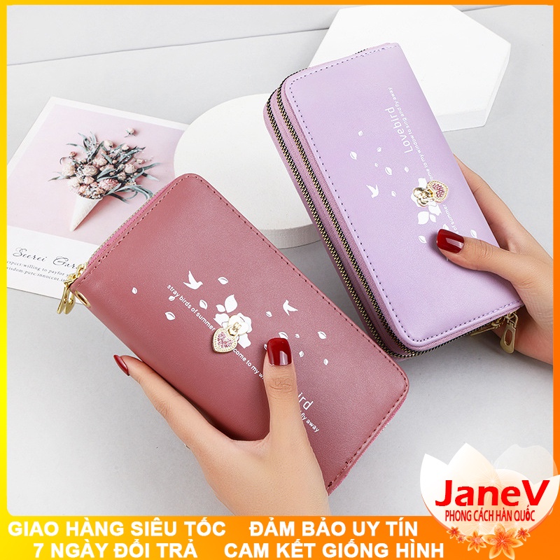 Ví Nữ Dài Cầm Tay Cao Cấp Sang Trọng Phong Cách Hàn Quốc TVNN399
