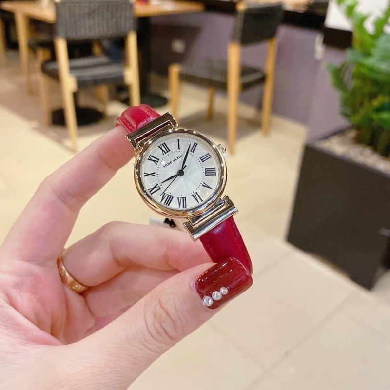 Đồng Hồ Nữ Auth Anne Klein Mặt 28mm, Chống Nước 30m