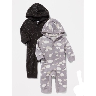 Body cotton dài có nón hàng Old navy