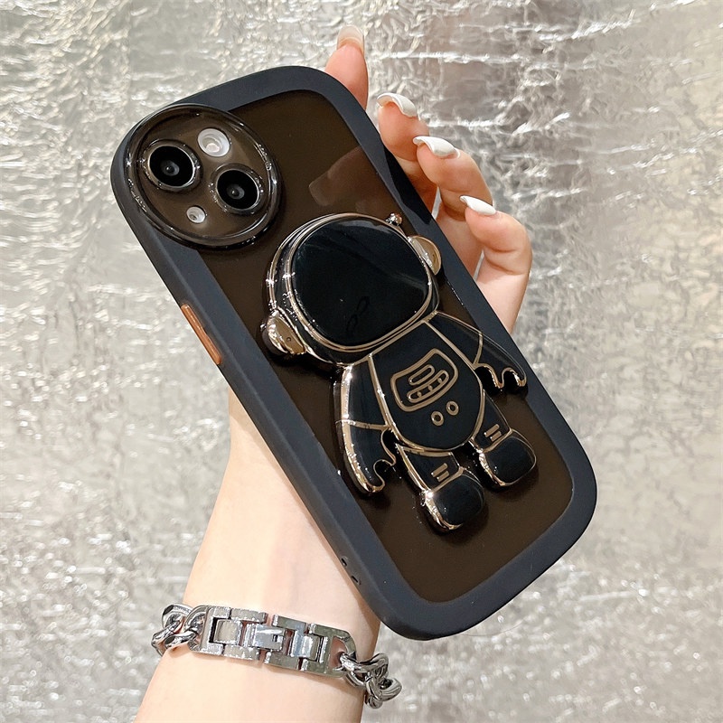 Ốp Điện Thoại TPU Dẻo Họa Tiết Phi Hành Gia 3D Cho iphone 11 12 13 pro max Xs max XR 7plus / 8plus 7 / 8 / se2020