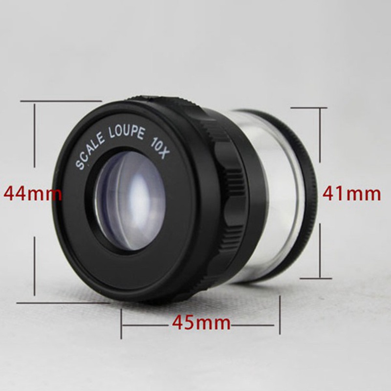 Kính Lúp Phóng Đại 10X 10X Có Giá Đỡ Tiện Dụng