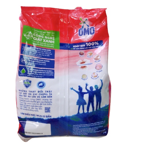 Bột Giặt Omo Comfort Tinh Dầu Thơm / Bột Giặt Bọt Sạch Thông Minh Gói 400g - 720g - 1,2kg