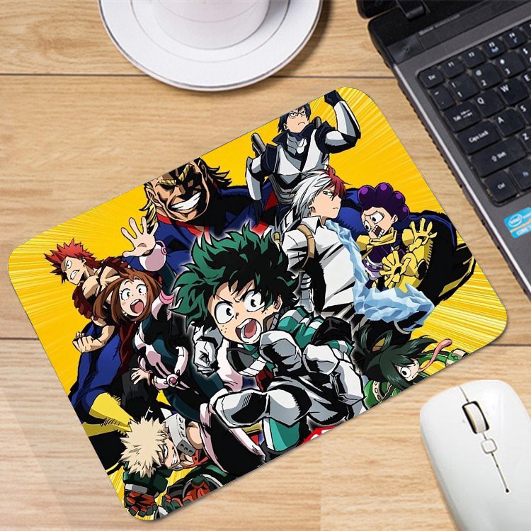 Miếng di chuột in hình BOKU NO HERO ACADEMIA Học Viện Anh Hùng anime chibi miếng kê chuột miếng lót chuột