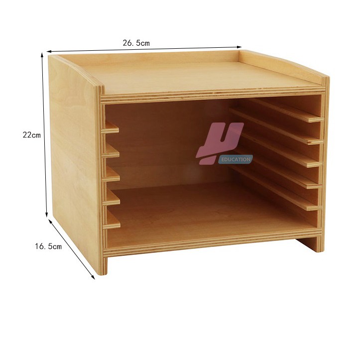 Tủ đựng tranh ghép động vật Montessori (Animal Puzzle Cabinet (only cabinet))