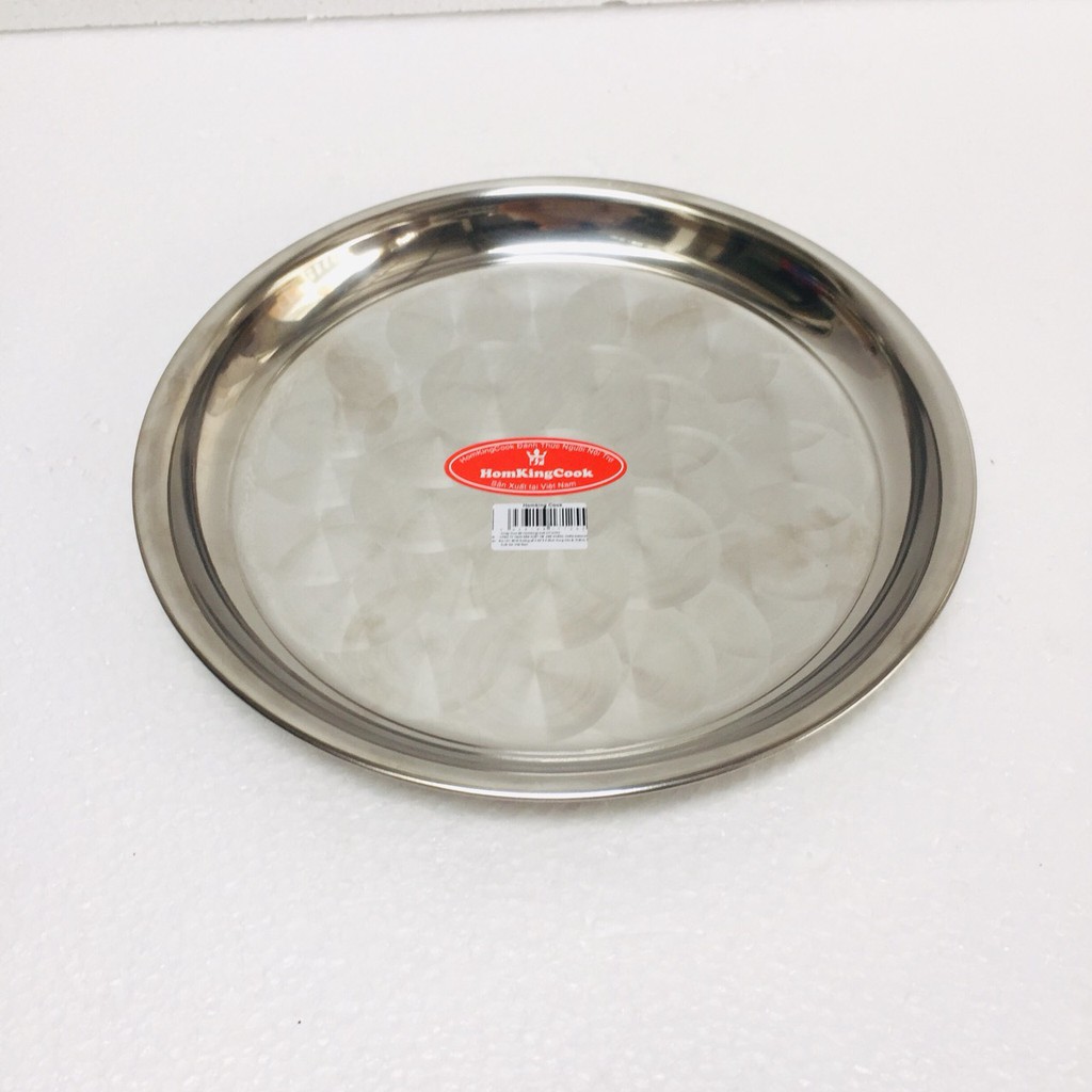 Khay inox 30*30 sâu 2,5cm đựng thức ăn , đồ bưng bê