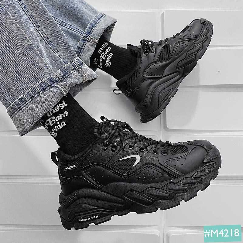 Giày Thể Thao Sneaker Chunky Nam Độn Đế 5cm MINSU M4218 Phản Quang Tăng Chiều Cao 5p Thiết Kế Mạnh Mẽ Cá Tính Chất Ngầu