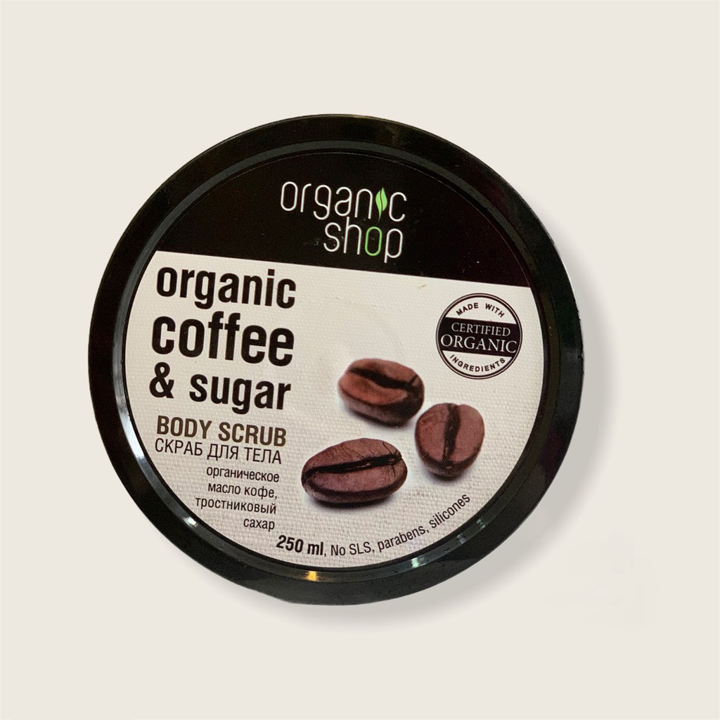 Tẩy da chết body cafe Organic shop , tẩy tế bào chết cà phê 300ML- CS30 HÀNG CHÍNH HÃNG | BigBuy360 - bigbuy360.vn