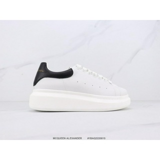 MCQUEEN ALEXANDER Giày chạy bộ Nam Nữ Giày thể thao Màu xanh trắng Da gốc 35-44