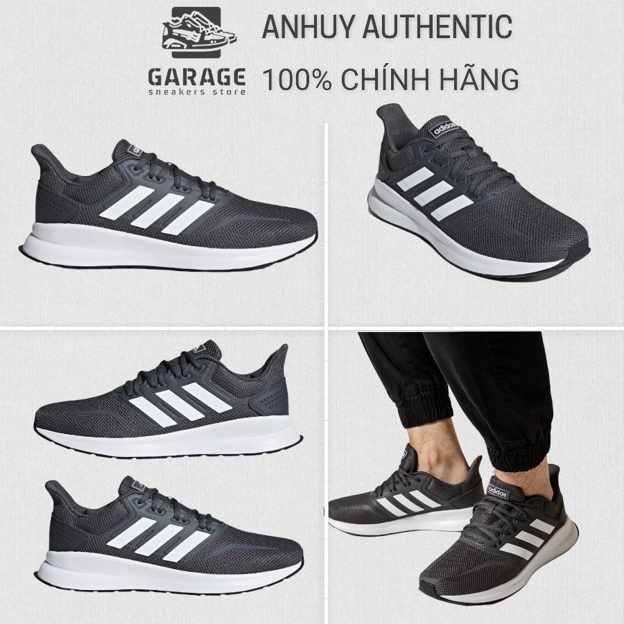 Giày thể thao chạy bộ nam Adidas Falconrun xám Grey - F36200