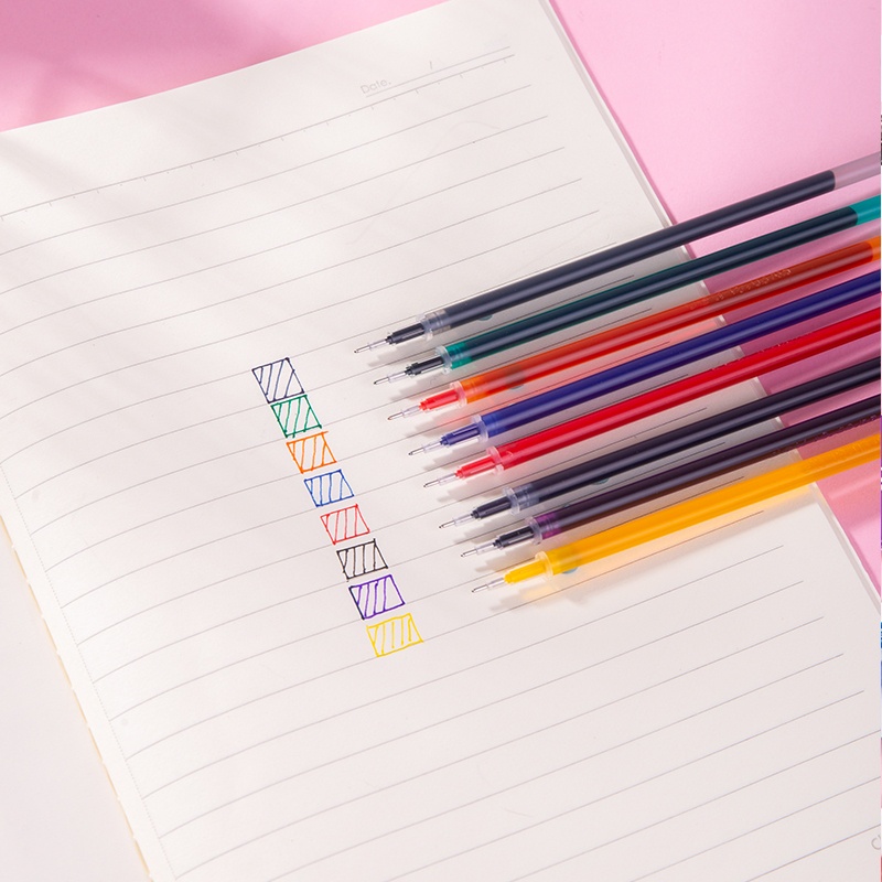 Bút gel nhiều màu sắc 0.5mm dễ thương tiện dụng