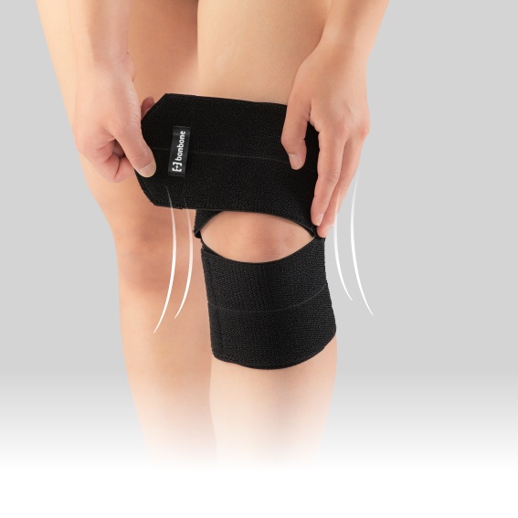 CHÍNH HÃNG - ĐAI HỖ TRỢ CỐ ĐỊNH đầu gối Bonbone Nhật Bản FREE KNEE SUPPORTER KI