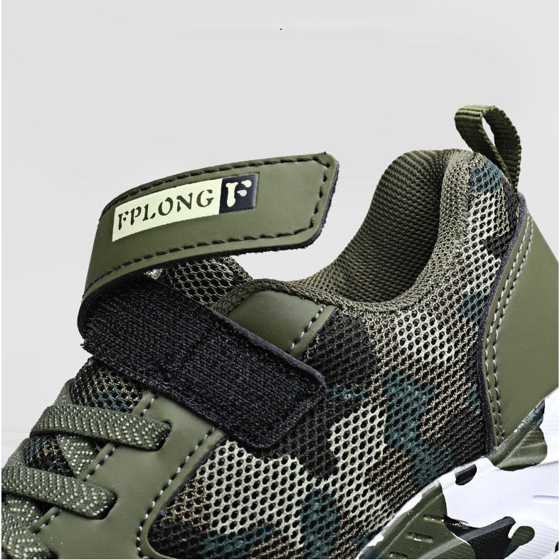 Giày Sneaker Hoạ Tiết Rằn Ri Cho Bé Trai