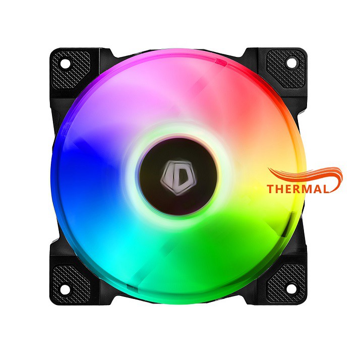 Quạt Fan Case ARGB ID-Cooling DF-12025 ARGB - Hiệu ứng Addressable RGB, Quạt quay 2000 vòng sức gió tốt